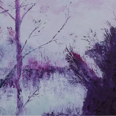 The Little Rhône in contrasting purples