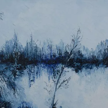 Indigo banks of the Petit Rhône