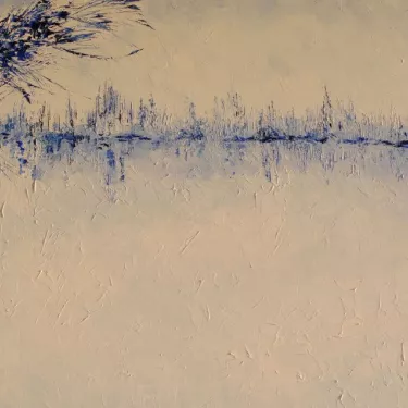 Blued banks of the Petit Rhône