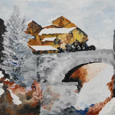 Le pont du Fornet à Val d'Isère