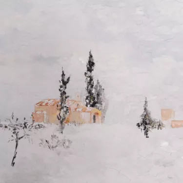 Saint Sixte sous la neige