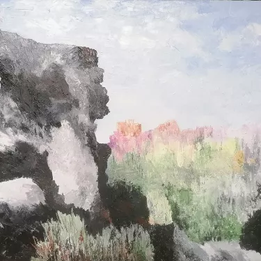 The rock of les Baux de Provence